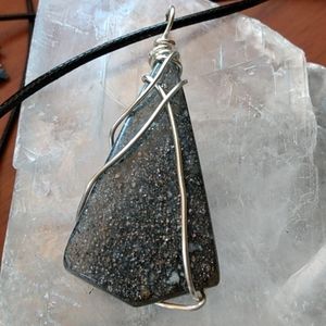 Amazing and rare sunstone Iolite pendant